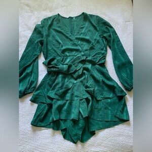 Emerald Green Romper